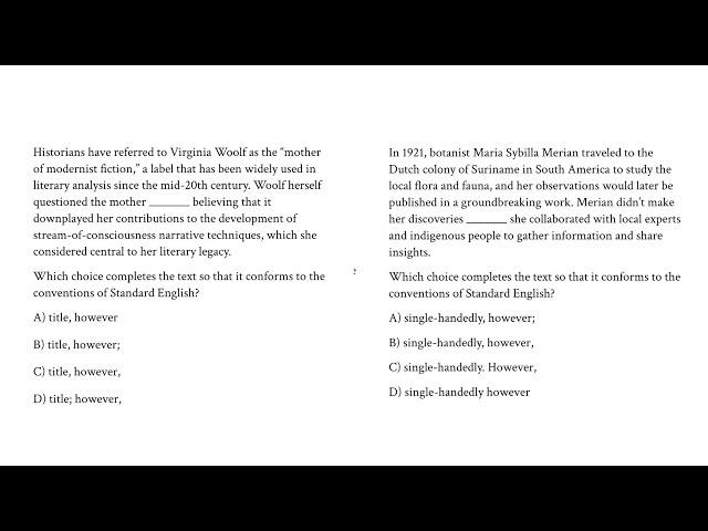 DSAT R&W: Those Tricky "However" Questions