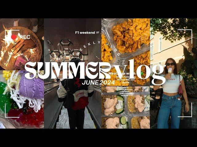 Halo halo, Ganadara bar, meal prep, f1 weekend |  summer vlog 2024 ep.3 ️️