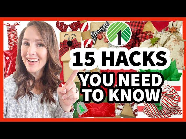 15 SIMPLE Dollar Tree GIFT Wrapping Hacks YOU MUST TRY!