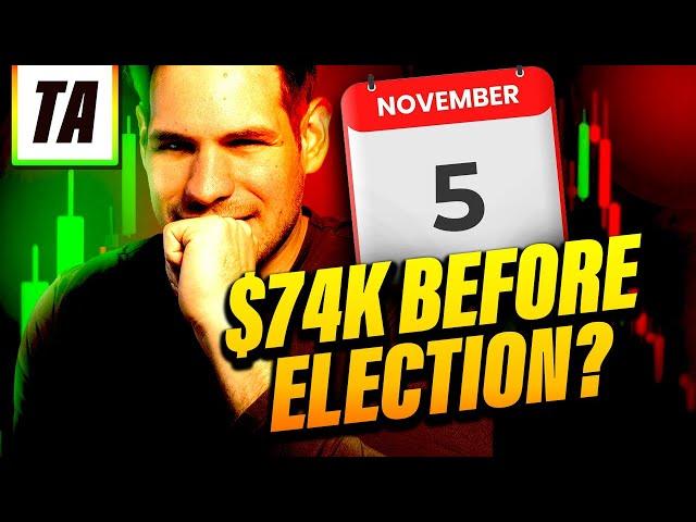 BTC $74K Before Election? OR Big Bull Trap Ahead?!