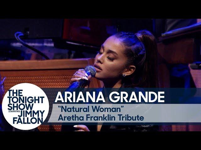 Ariana Grande and The Roots Perform "Natural Woman" in Tribute to Aretha Franklin