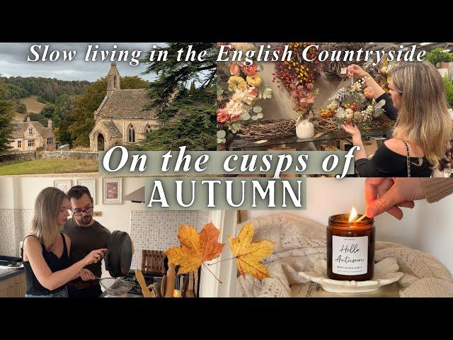 Autumn home decor prep  Transition to Autumn in the English Countryside, Slow Living Autumn Vlog