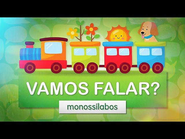 Vamos falar? Compilação de 30 minutos de palavras simples! (monossílabos)