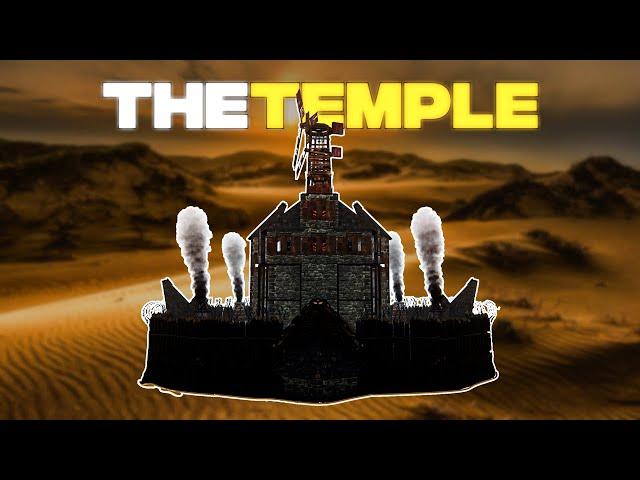 The Temple - Solo/Duo Snowball - Wide Gap - Bunker - Rust Base Tutorial 4K