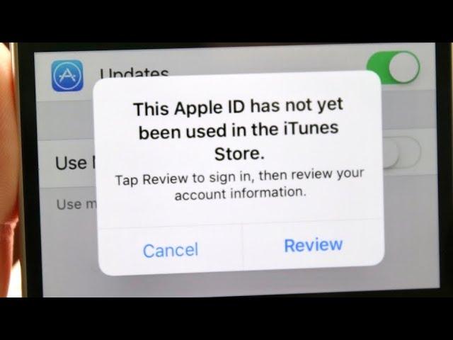 How To FIX This Apple ID Hasn't Been Used In The iTunes Store! (2021)