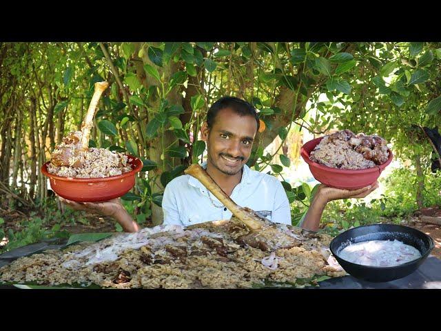 UNLIMITED POT MUTTON NALLI BIRYANI FAST EATING CHALLENGE