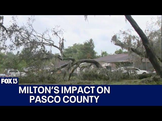 Hurricane Milton's impact on Pasco County