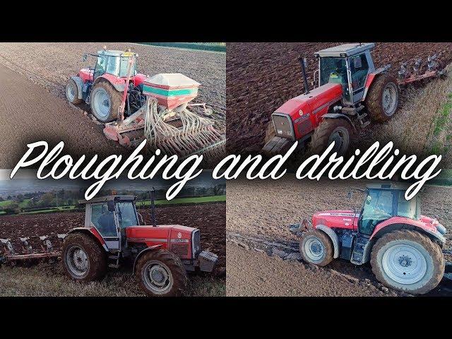 Ploughing and Drilling Wheat