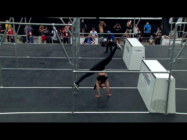 BUCIO Ella (MEX) - 2022 Parkour Worlds, Tokyo (JPN) Qualification Parkour Freestyle Run 1