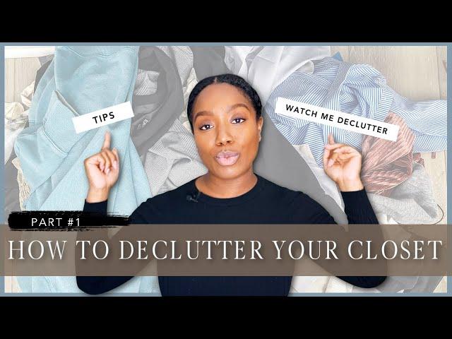 Small closet decluttering tips + Organize my closet with me 2022 Part #1 | Judi the Organizer