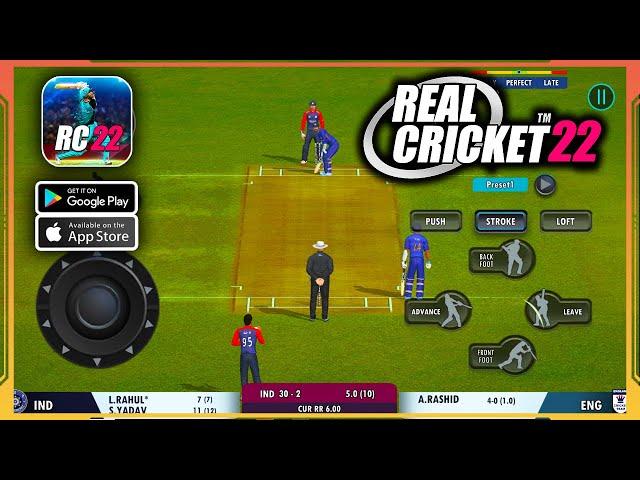 Real Cricket 22 Gameplay Walkthrough (Android, iOS) - Part 1