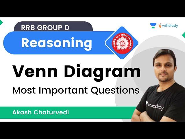 Reasoning | Venn Diagram | Most Important | RRB Group D Exam | wifistudy | Akash Chaturvedi