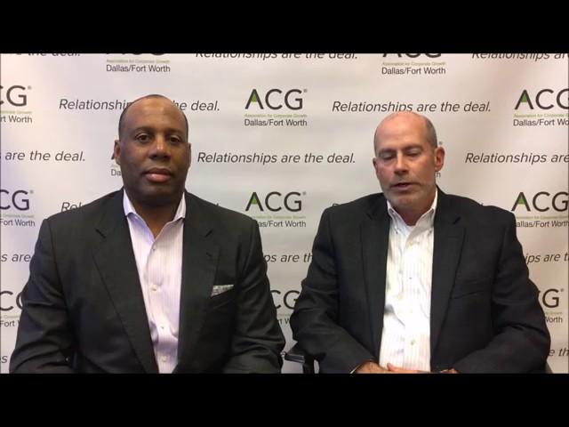 ACG DFW Membership Testimonial - Larry King, COO, WhamTech and Tony Banks, Director, Hein