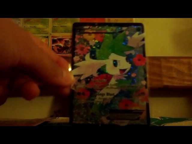 SHAYMIN EX FA PULL! Sylveon Collection Box Opening - PokeOpening #33