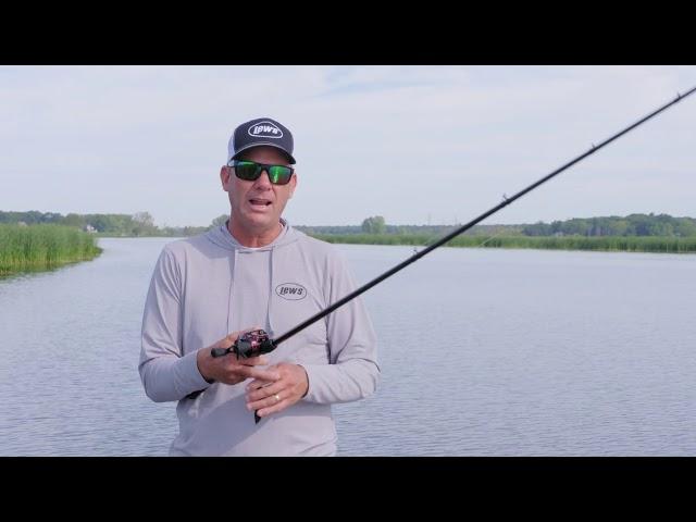 GC10 rod overview and fishing demonstration - KVD Series Rods from Lews