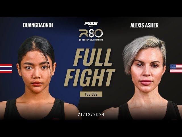 Full Fight l Duangdaonoi vs Alexis Asher I RWS