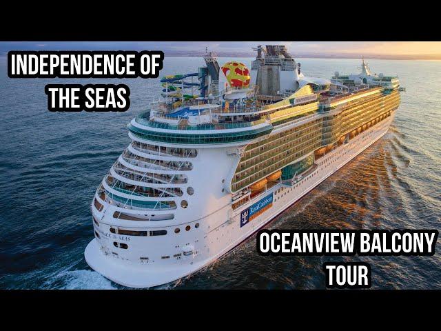 Oceanview Balcony Stateroom Tour | Independence Of The Seas Royal Caribbean Cruise Line | Room# 6654