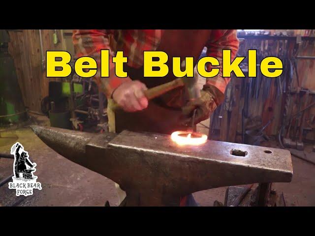 Forge welded belt buckle