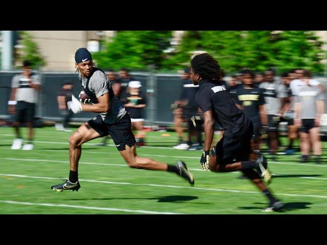 Colorado Football Team COMPETITION & 1on1’s (Summer Grind)