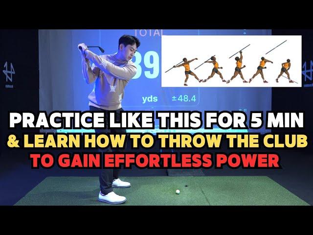 Want effortless speed and power in your golf swing? Practice like this!