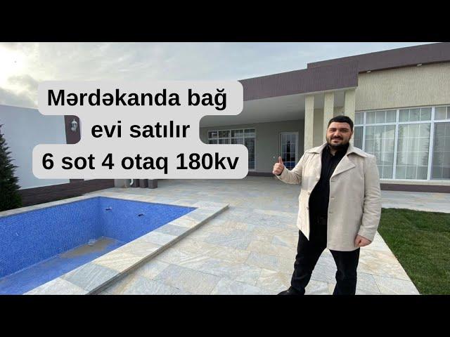 İdeal ev ideal qiymət.Mərdəkanda modern üslubda tikilmiş bağ evi satılır