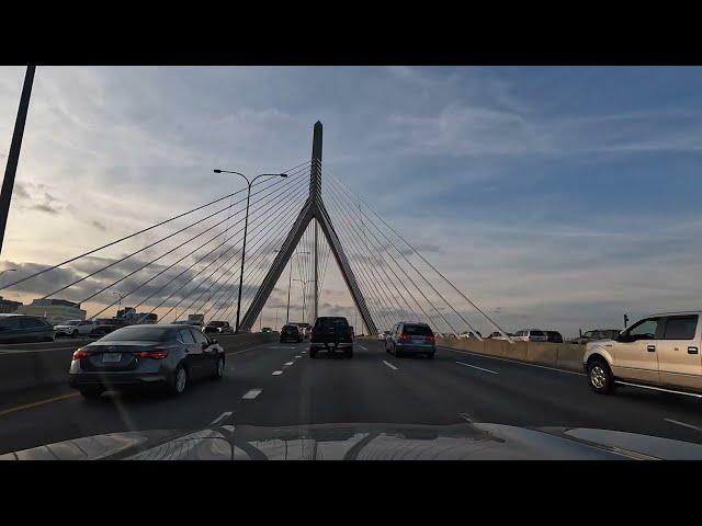 Leonard P Zakim Bunker Hill Memorial Bridge Boston Massachusetts USA