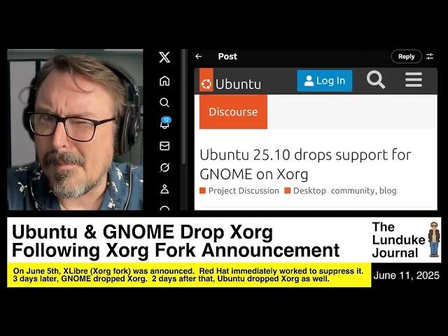 Ubuntu & GNOME Drop Xorg Following Xorg Fork Announcement