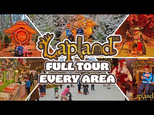 Lapland UK Full Experience | Uninterrupted Walkthrough of Every Magical Area (Dec 2024) [4K]