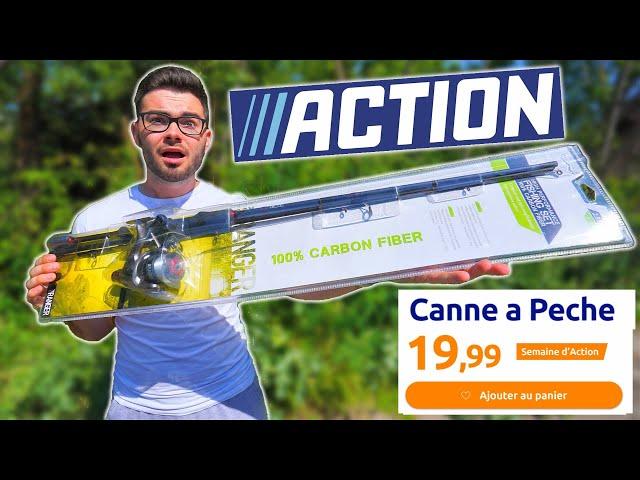 JE TESTE UNE CANNE A PECHE ACTION ! (20€)