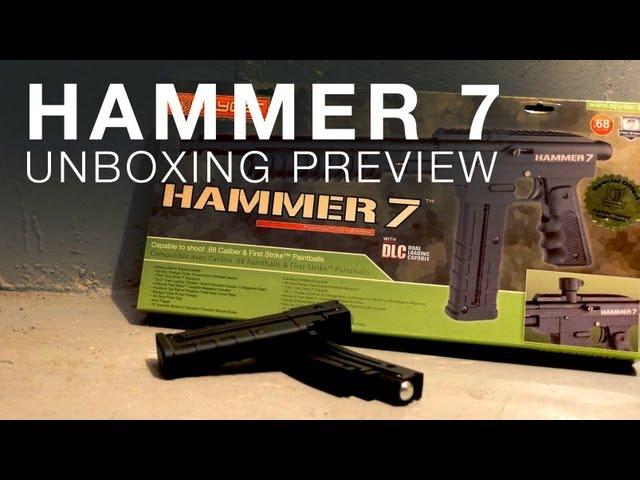 A PUMP-ACTION PAINTBALL MARKER? - Spyder Hammer 7 Unboxing