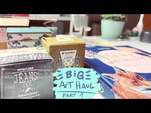 Big May Art Haul - Printing supplies, Inks, Fountain Pens, Coliro Watercolours & more! Part 1