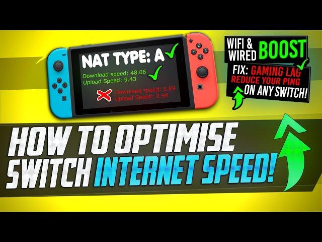  How to Boost Nintendo SWITCH Internet speed - Faster downloads, Lower Ping (WiFi & Wired) 