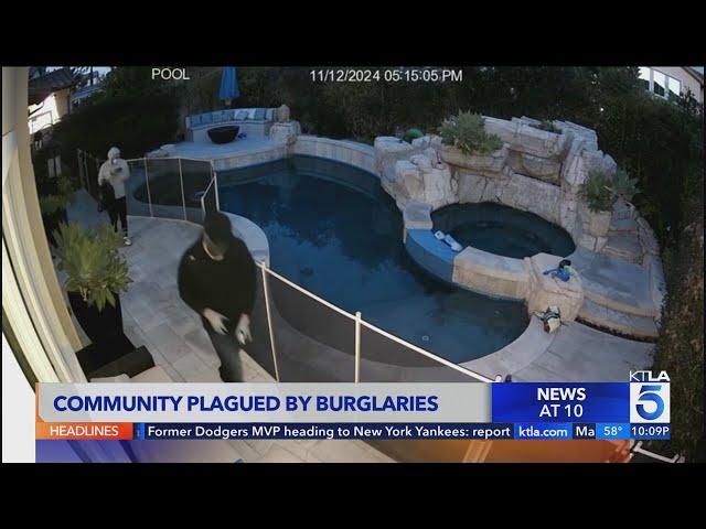 Orange County community plagued by burglaries