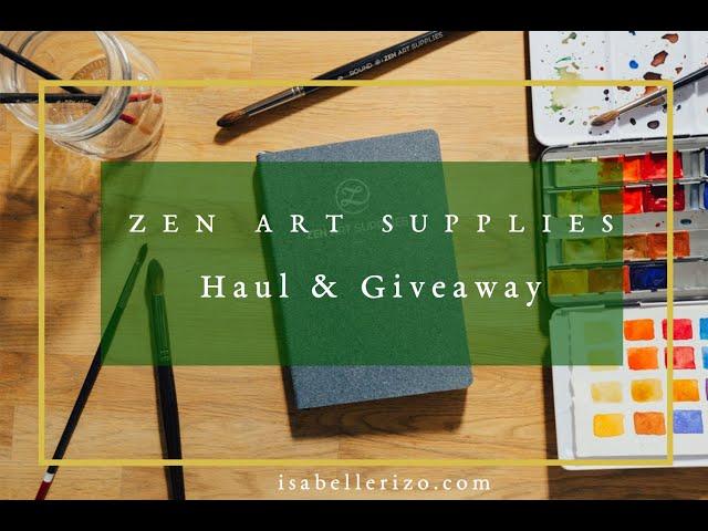 ZenArt Supplies Giveaway Haul