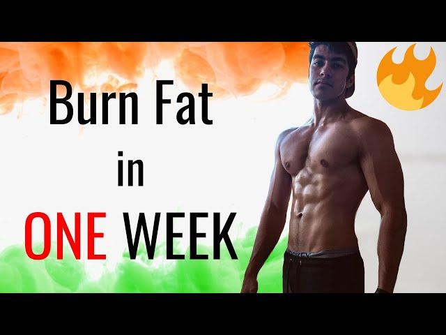 FASTEST way to lose BELLY FAT for Indians