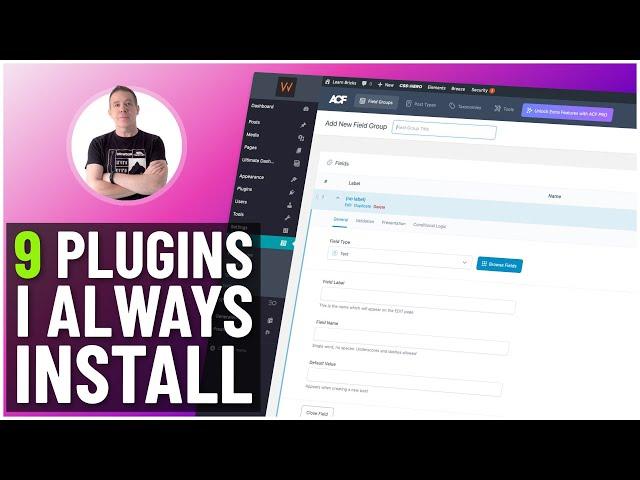 My 9 ESSENTIAL WordPress Plugins For 2023