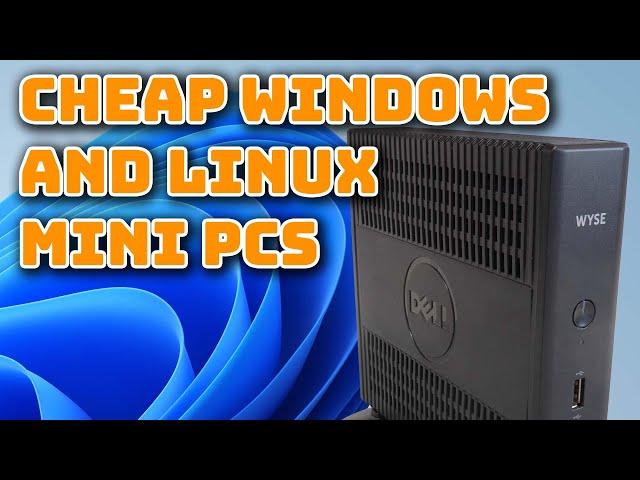 Cheap Windows and Linux Mini PC using a thin client