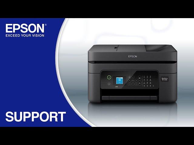 Epson WorkForce WF-2930 | Wireless Setup Using the Control Panel