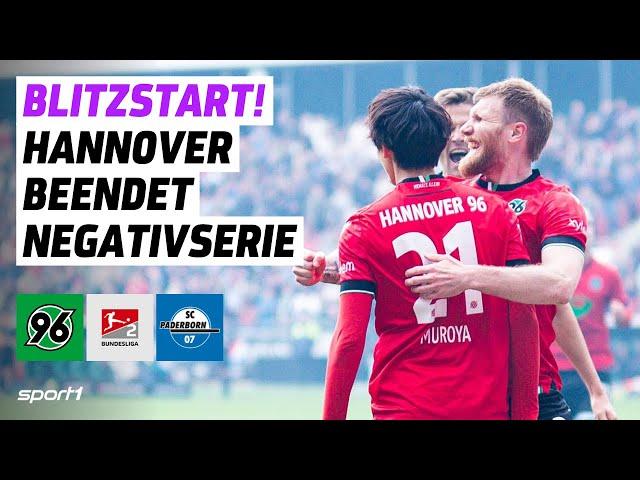 Hannover 96 - SC Paderborn 07 | 2. Bundesliga Tore und Highlights 32. Spieltag