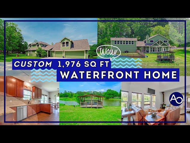 3 bed 2.5 bath custom 1,976 Sq. Ft. waterfront home!