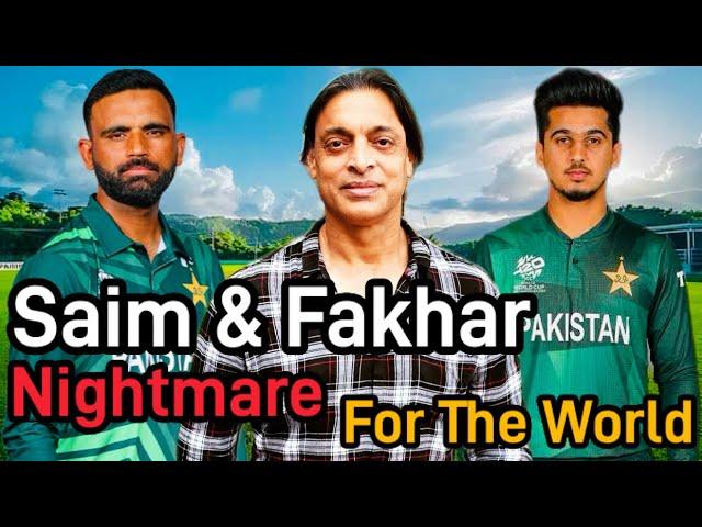 Shoaib Akhtar Statement On Saim Ayub & Fakhar Zaman | Saim Ayub Batting Highlights |Champions Trophy