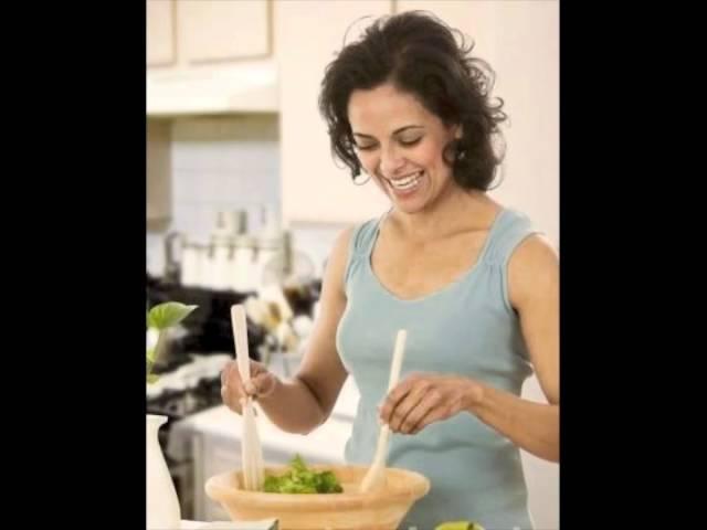 Women Laughing With Salad