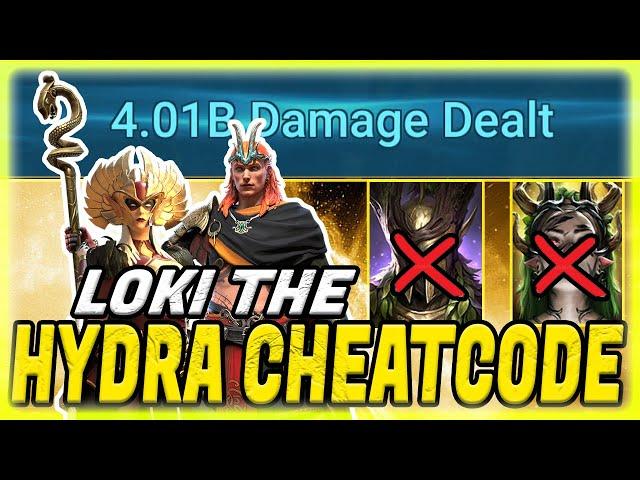 FREE LEGENDARY LOKI IS OP IN HYDRA YANNICA TEAM! NO EMIC! TEST SERVER! RAID SHADOW LEGENDS