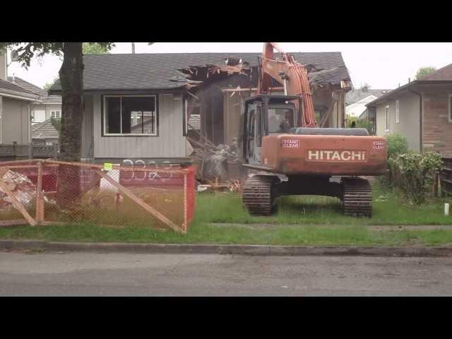 Marina and Kostas house being demo'd