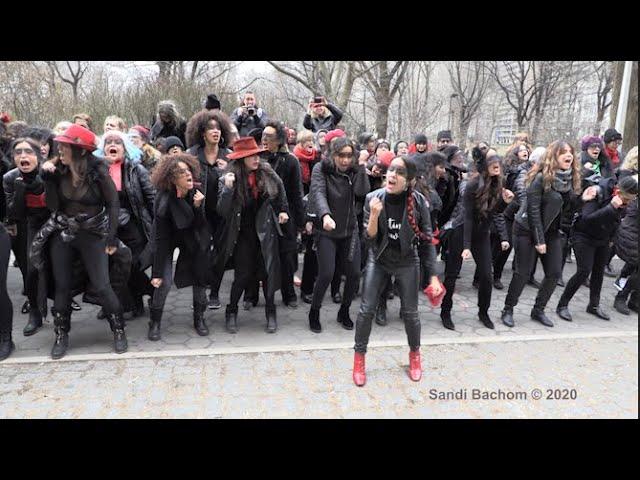 Feminist Flash Mob Performs Viral Chilean Anti-Rape Anthem NYC 1/10/20