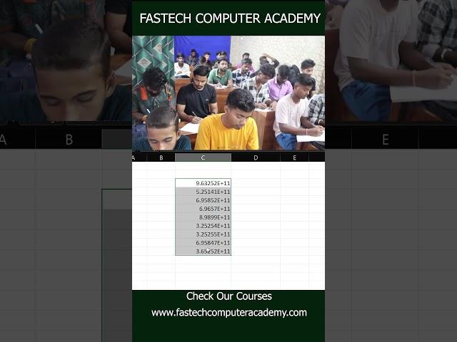 How To Correct Scientific Number Format In Excel I