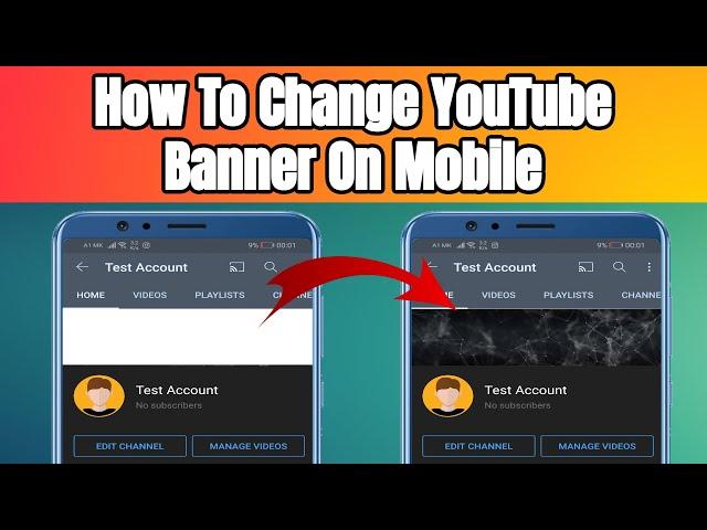 How To Change YouTube Banner On Mobile Android & IOS