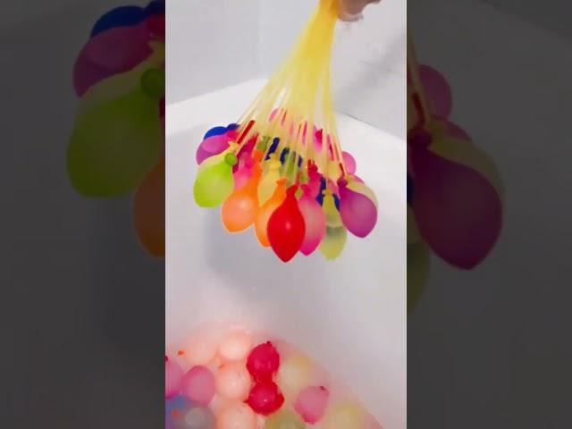 Hundreds of Water balloons #waterballoonsforkids #kids #fun #viral #reel