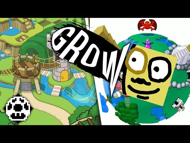 Die Buben spielen für (über) 1 Stunde Grow-Spiele