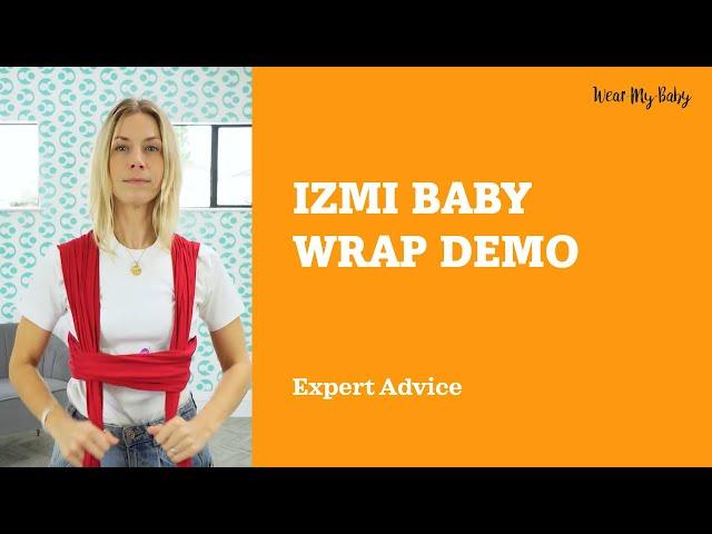  Izmi Baby Wrap Demo | The Easy, Comfy, Best Selling Bamboo Baby Wrap! 